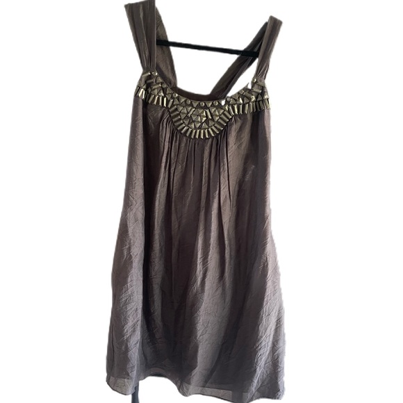 Suzi Chin for Maggy Boutique Dresses & Skirts - Brown Flowy Dress